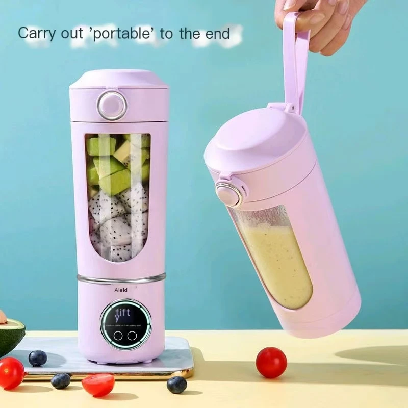 Electric juicer, portable with household multifunctional juice mixer, juicing cup, complementary food machine, ice crusher