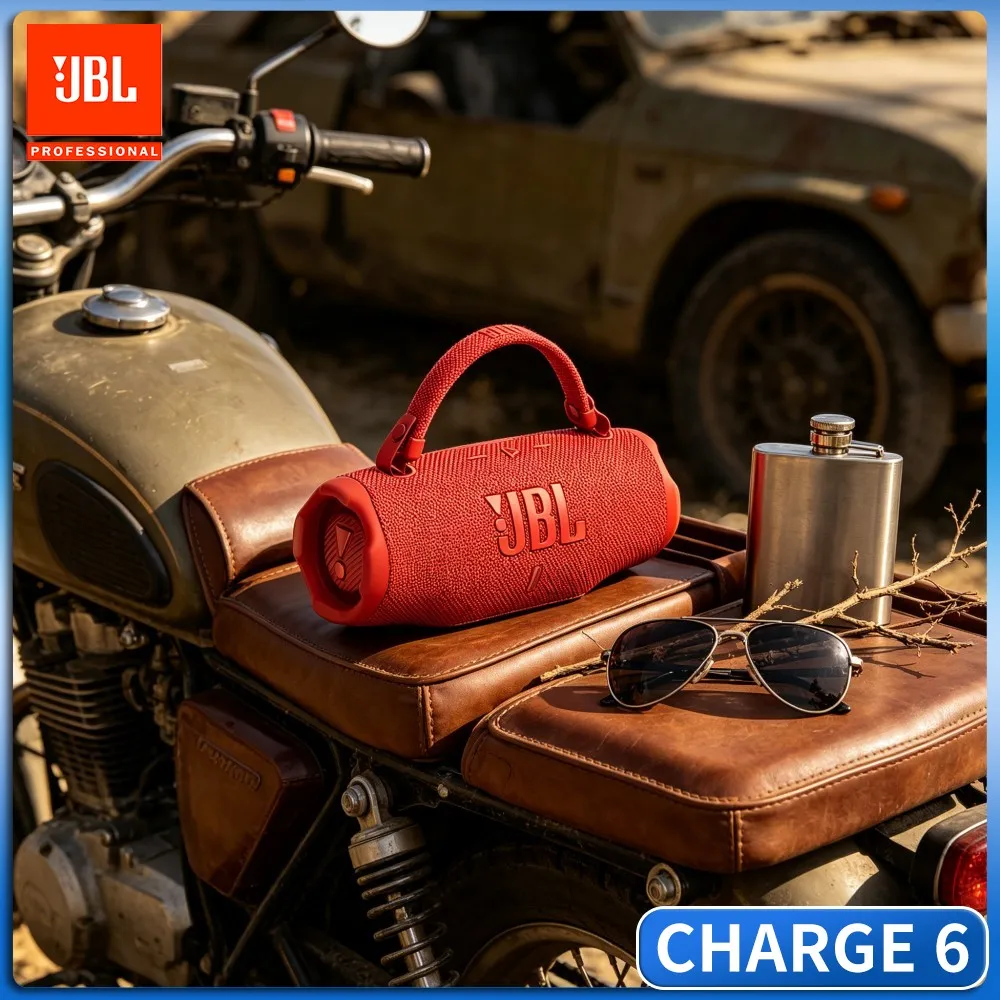 Timber Grove Solid Bass JBL CHARGE6 Bluetooth Speaker RGB Handsfree IP67 Waterproof Dual Driver TF Card Wireless Stereo Audio