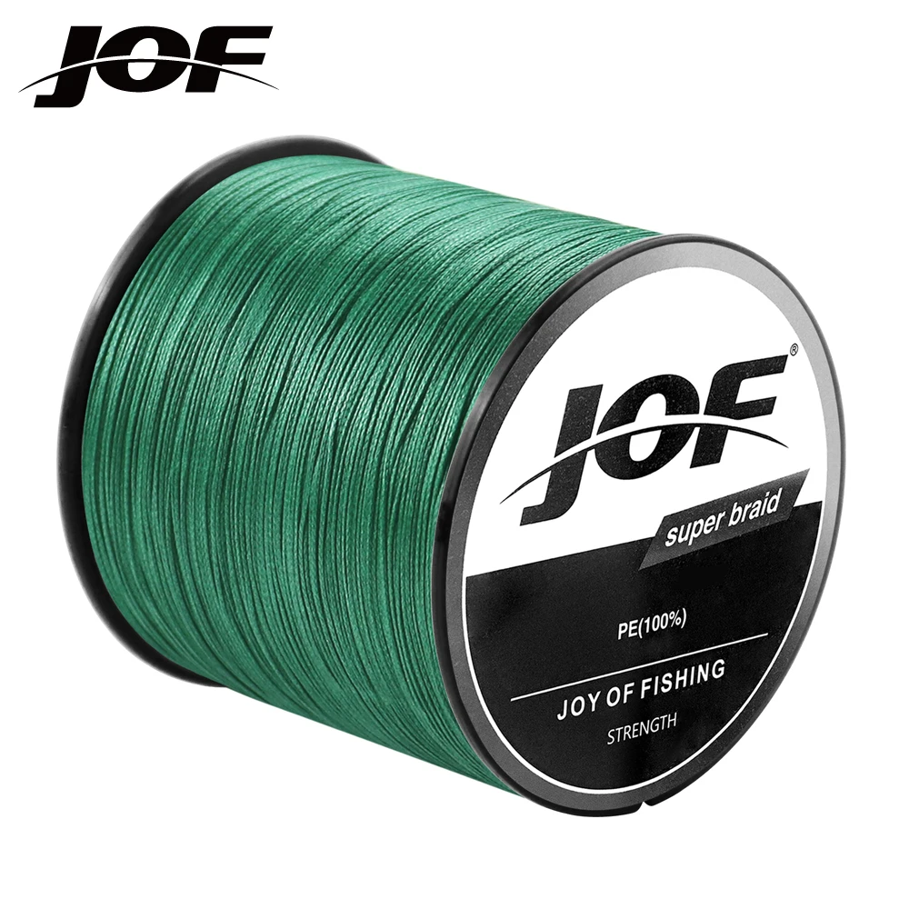 

JOF Braided Line 4X 1000/300m 9 Color All for Fishing Line MaxDrag 82LB Multifilament PE Line for Saltwater Sea Fishing