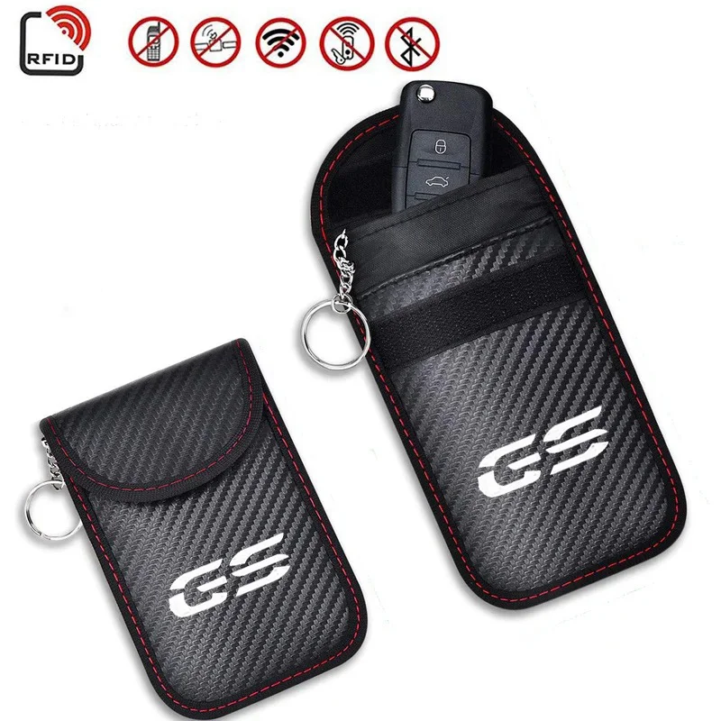 For BMW R1200GS R1250GS R 1200GS R1250 GS LC ADV Car Key Signal Blocker Case Faraday Cage Fob Pouch Keyless RFID Blocking Bag