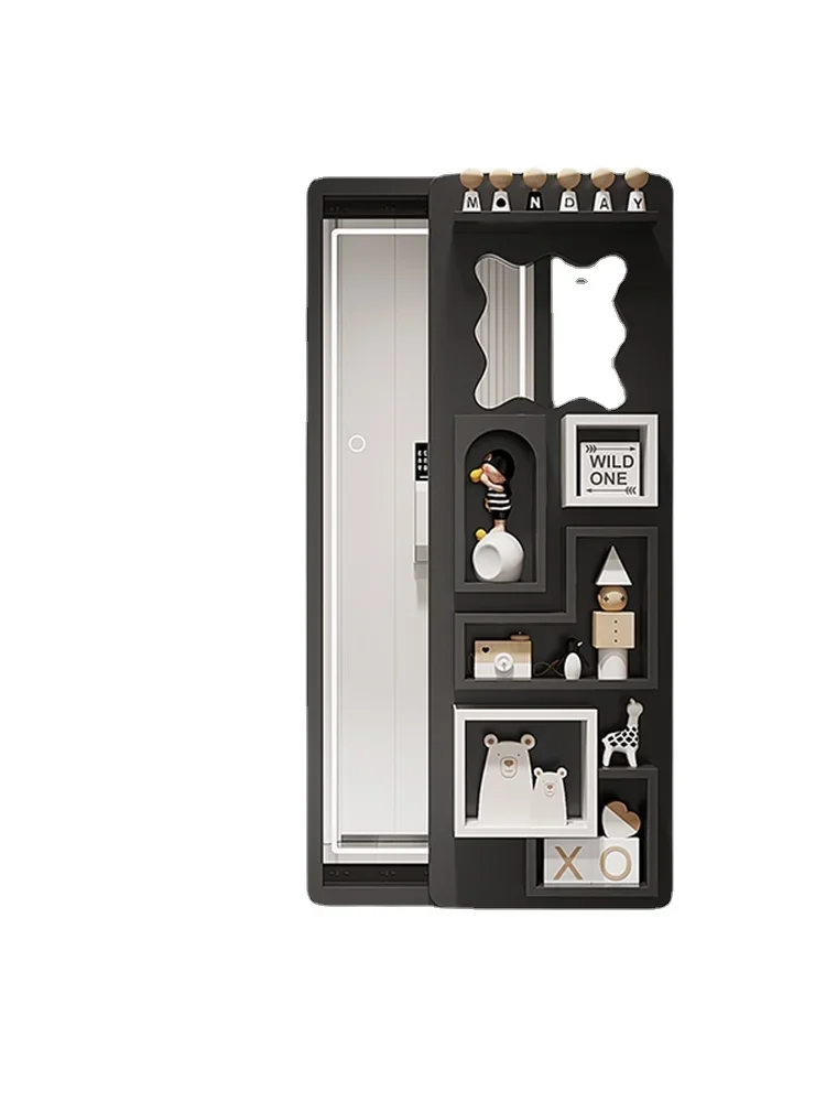 

Household Solid Wood Full-Length Mirror Simple Dressing Mirror Wall-Mounted Wall Hanging Mirror