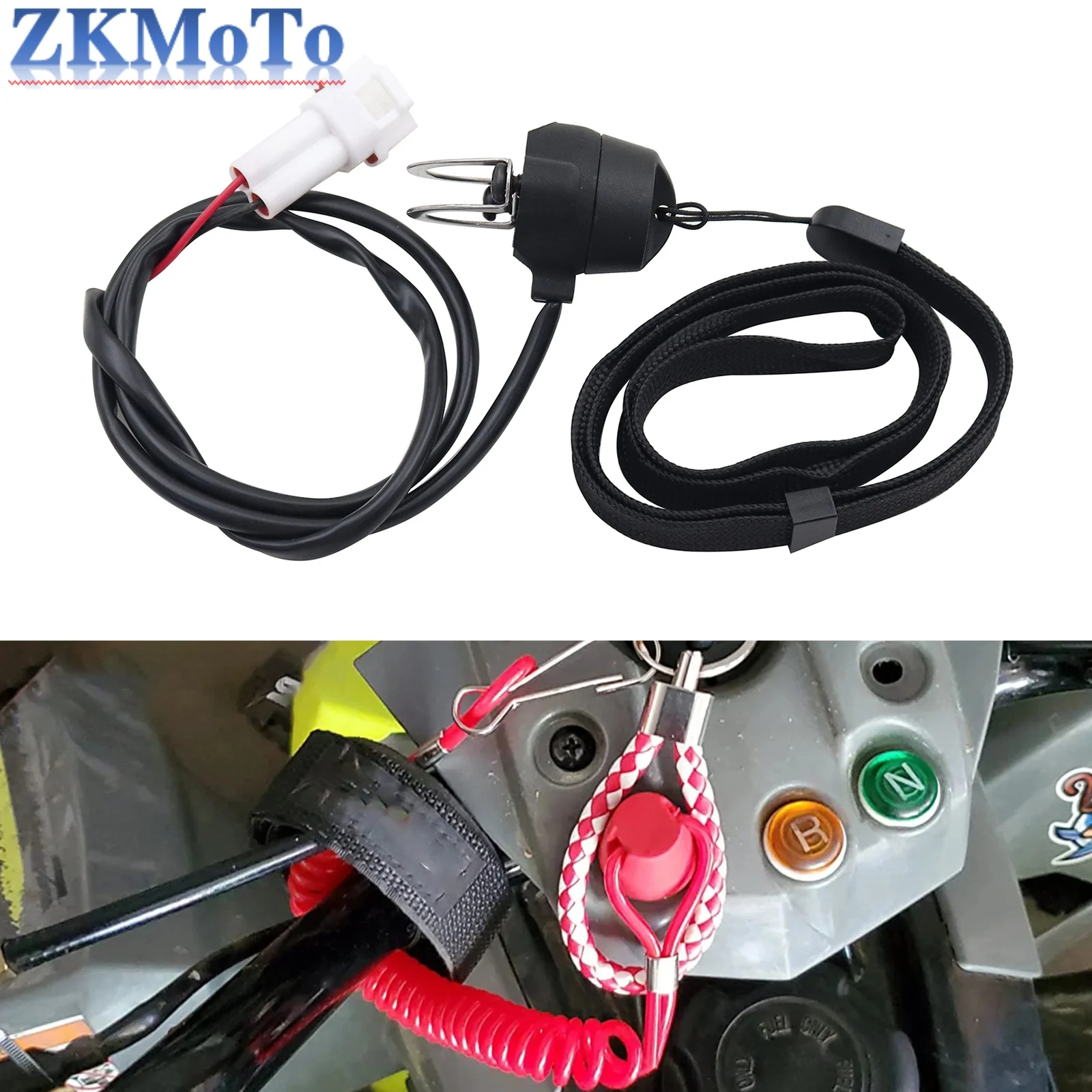 

Аварийный выключатель двигателя мотоцикла ATV подходит для Honda Yamaha Kawasaki KTM EXC EXCF SX SXF XC XCF Универсальные детали