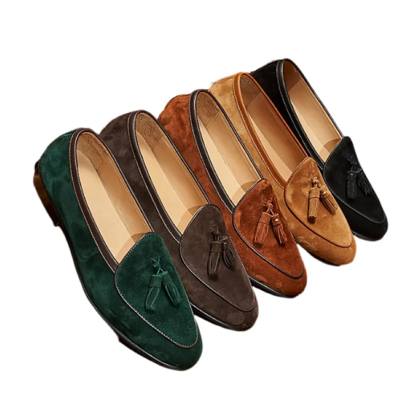 

Slip-on Elegant and Beautiful Trendy Simple and Comfortable Men's Leather Lovers with Classic Style AG1007