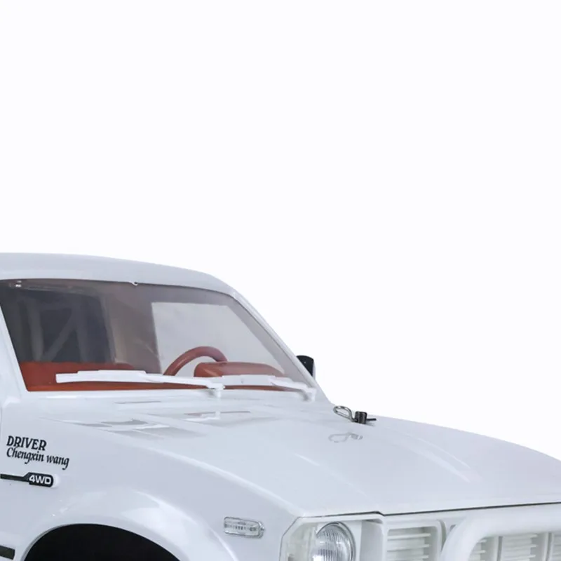 

US Stock 1/10 HG 4WD RC White P407 Pickup 4x4 Rally Car Racing Crawler Truck KIT Chassis Gearbox Model Outdoor Toy for Boys Gift