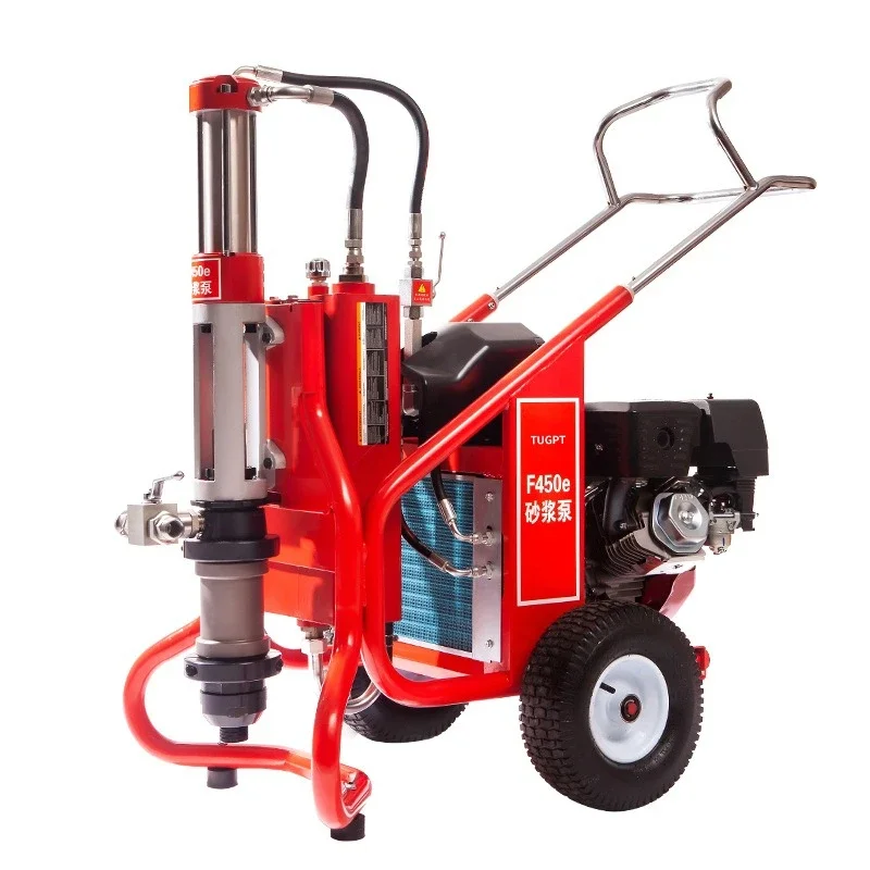 Automatic plunger sprayer, thick anti-paint real stone paint, automatic gypsum spraying machine