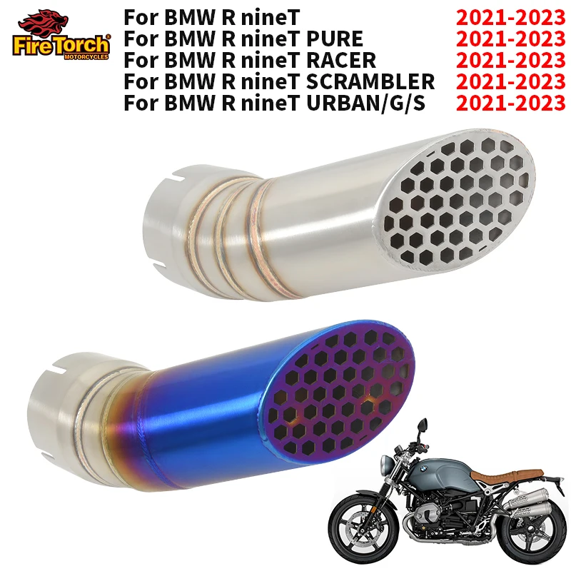 

Slip For Bmw R Nine t Pure Racer Scrambler Urban G/s Nine T 2021 2022 2023 Motorcycle Exhaust Esccape Moto Modify 60Mm Muffler