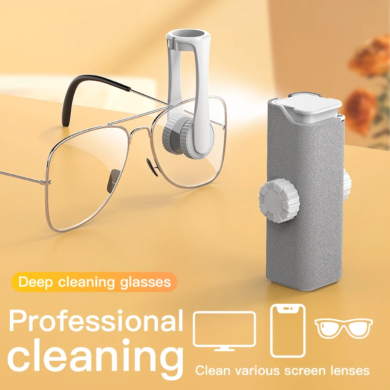 مجموعة تنظيف شاشة النظارات والهواتف المحمولة 5 في 1، وإزالة الغبار من عدسات النظارات وقماش ألياف تنظيف شاشة الهاتف المحمول #1