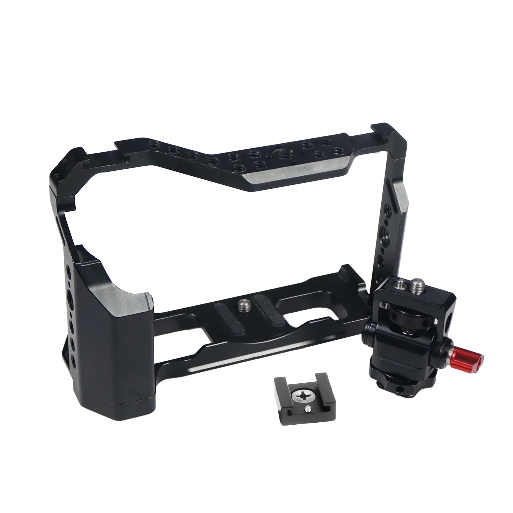 BGNing Aluminium Legierung Kamera Käfig Schutzhülle Stabilisator mit Kalten Schuh Halter für FUJI XT20/XT30 XT30II Kamera Schutzhülle – Detail 23