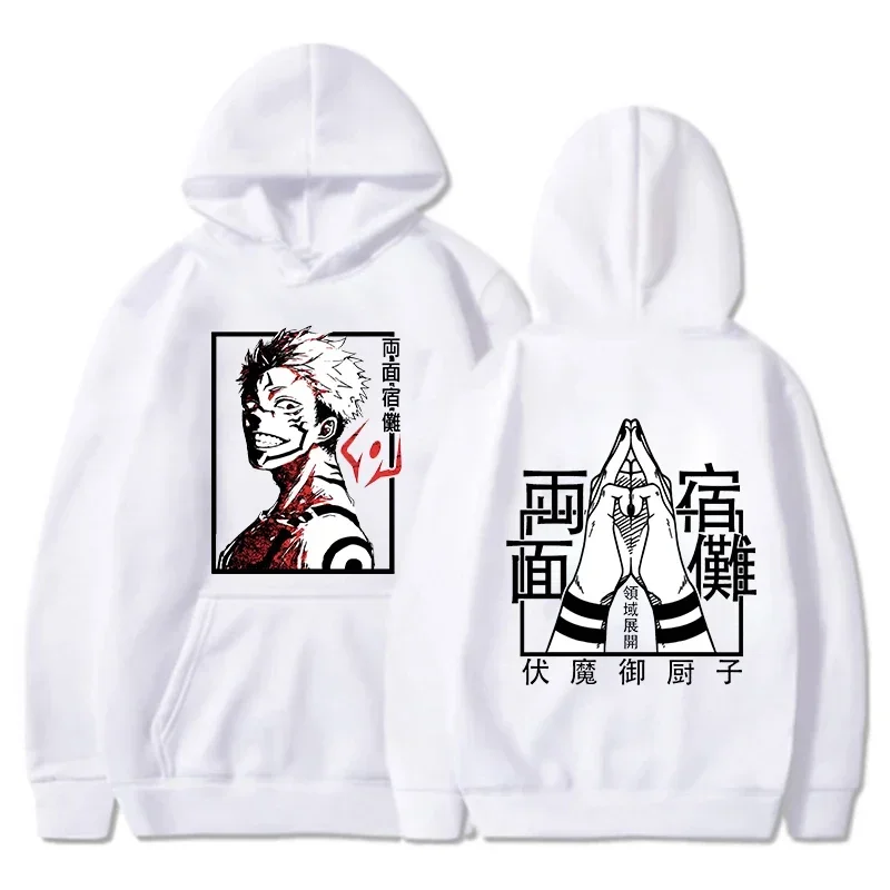 New Anime ryomen Sukuna printing hoodies women men fashion Harajuku sweatshirts unisex long sleeve pullover tops