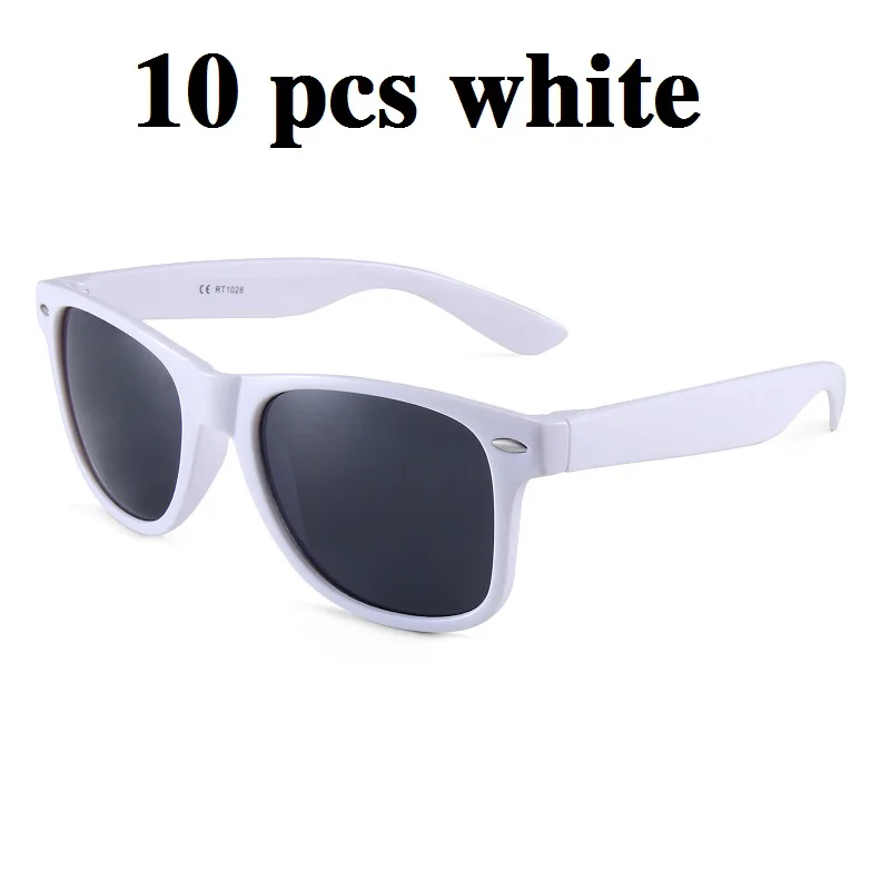Cubojue 10 pcs/lot Wholesale Children Sunglasses Boy Girls Colorful Sun Glasses for Boy Girls Kids Sale Lot UV400 party wedding