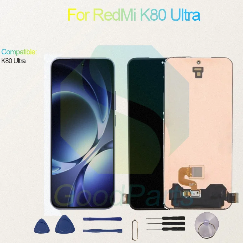 Test Before Ship For RedMi K80 Ultra Display Touch Screen Digitizer Panel Assembly Lcd Screen RedMi K80 Ultra K80 Ultra Screen D