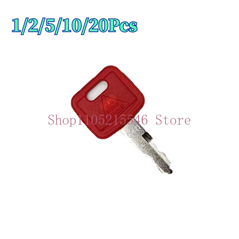 1/2/5/10/20Pcs Ignition Keys H800 for Excavator AT194969 AT147803
