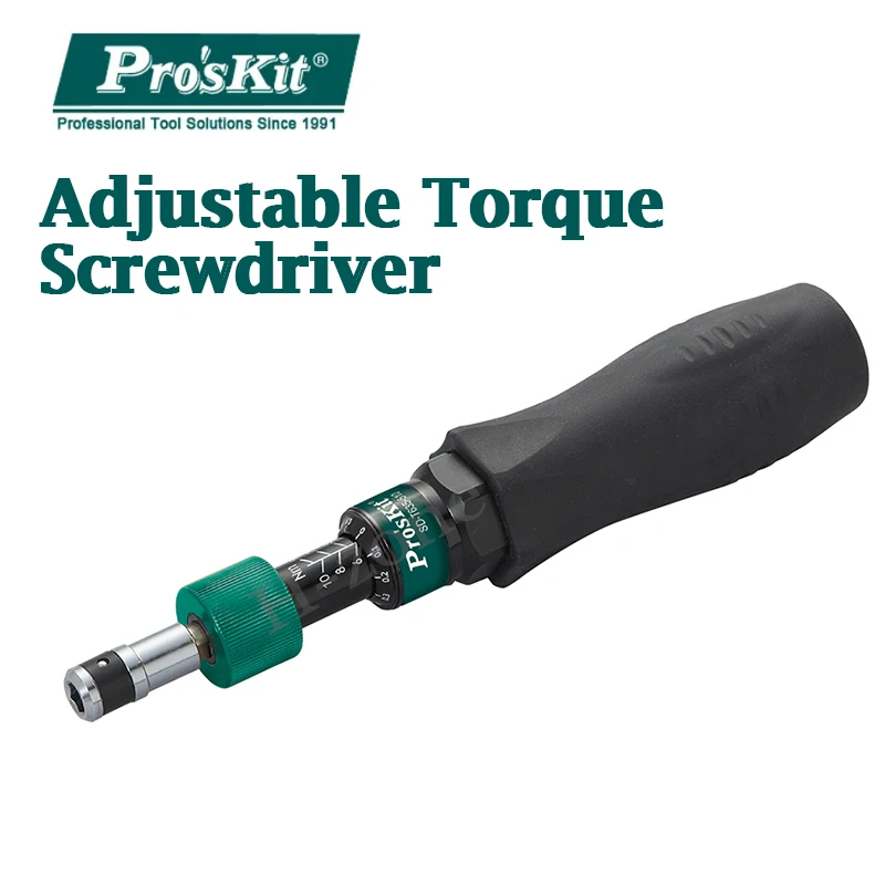 Pro'sKit SD-T635 Adjustable Torque Screwdriver Wrench CW/CCW Torque Control Easy Adjustment Accuracy Torque ±6.0% Wrench Tools