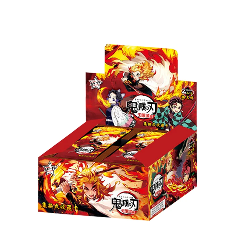 BANDAI Demon Slayer Infinite City Chapter Collection Tear Card - Japanese Comic Peripherals for Kids New Birthday Gift Idea