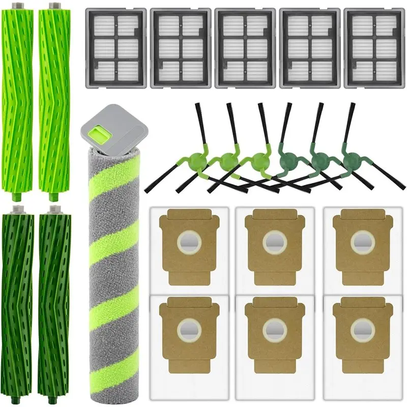 

【SPECIAL OFFER】For Max 705 Combo Replacement Parts For Irobot Max 705 Combo Robot Vacuum 1 Roller Mop, 5 HEPA Filters,
