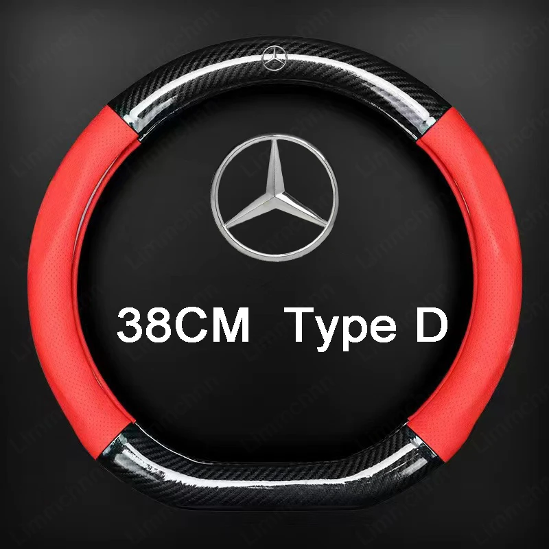 

Car Decoration Accessories For Mercedes benz W203 W204 W205 W209 W210 W211 W212 W176 W166 W163 W221 GLA Car Steering Wheel Cover