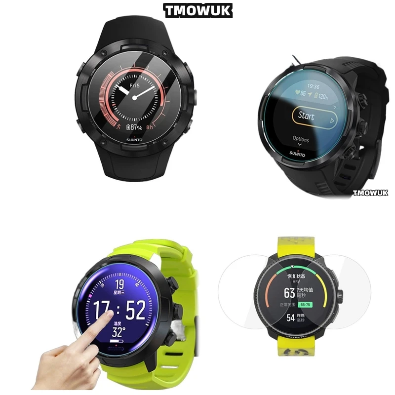 

For Suunto 5 7 9 Peak Pro Race S 45mm 49mm OCEAN Traverse Alpha Crystal Clear Tempered Glass Protector 9H