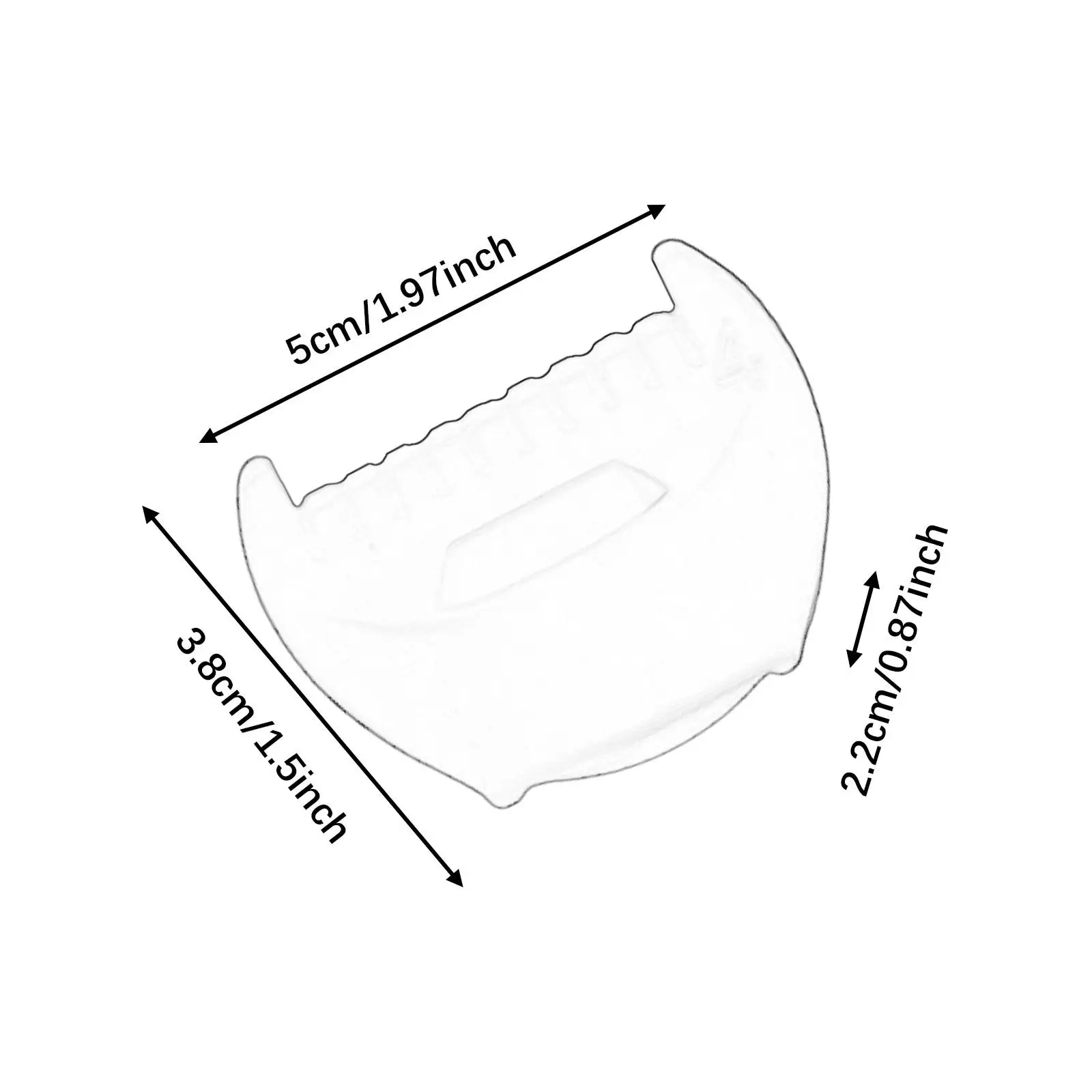 Edge Sewing Gauge Small Size Quilting Ruler Seam Finishing Tool DIY Stitching Guide for Precise Straight Lines