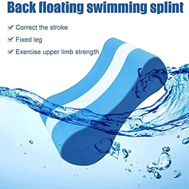 Figure-Eight Shaped Pull Buoy Aids Swimmer Flotation EVA Foam Legs Float Swim Training Kickboard for Outdoor Pool Swim Beginner