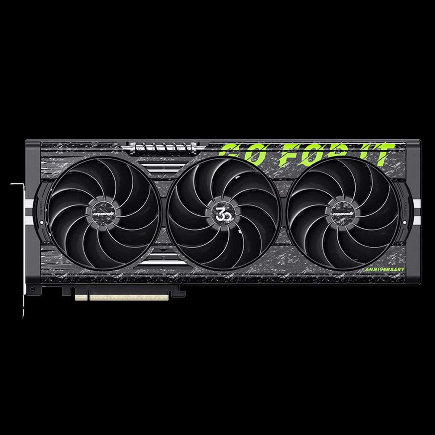 Manli [30th Anniversary Limited Edition] GeForce RTX 5080 OC 16GB GDDR7 DLSS 5 AI Computing Power Carbon Fiber Cover Voice Contr