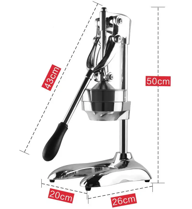 Household Kitchen Juice Extractor Stainless Steel Manual Commercial Citrus Juicer