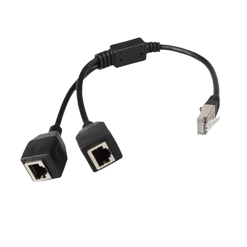 RJ45 Ethernet Splitter Cable 1 Male To 2/3 Female LAN Ethernet Splitter for Cat5 LAN Ethernet Socket Connector Adapter