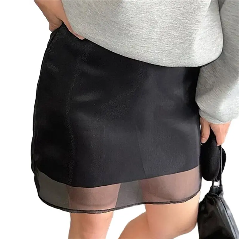 

Юбки CYL для женщин: облегающие юбки с высокой талией, сетчатые, полупрозрачные