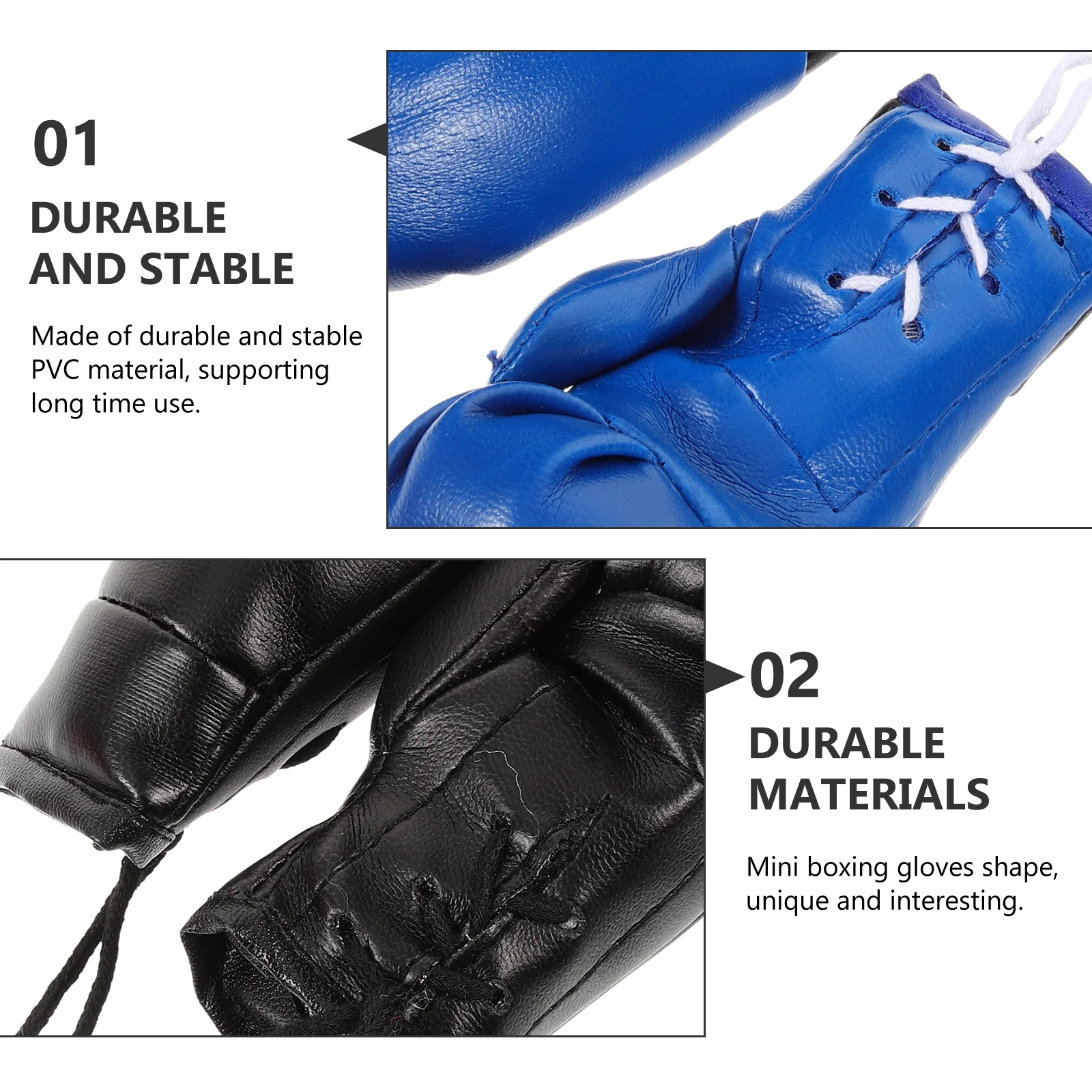 

3Pairs Boxing Gloves Mini Pendant Decorative Punching Gloves for Holiday Room Office Theme Party Indoor Outdoor Use