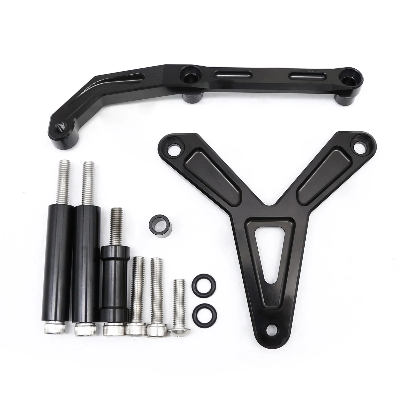 For YAMAHA Tracer 900 GT 2021-2023 CNC Aluminum Carbon Motorcycle Steering Damper Stabilizer Bracket Mounting Support Kit