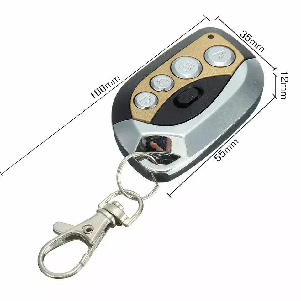 Duplicateur de télécommande universel 433.92MHz, clonage électrique, ouvre-porte de Garage, porte-clés pour remplacement de télécommande de porte
