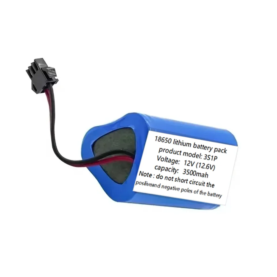 قابلة للشحن 18650 3S1P 3500mAh 12V بطارية ليثيوم حزمة مع سمّاعات بلوتوث مصباح يدوي GPS BMS