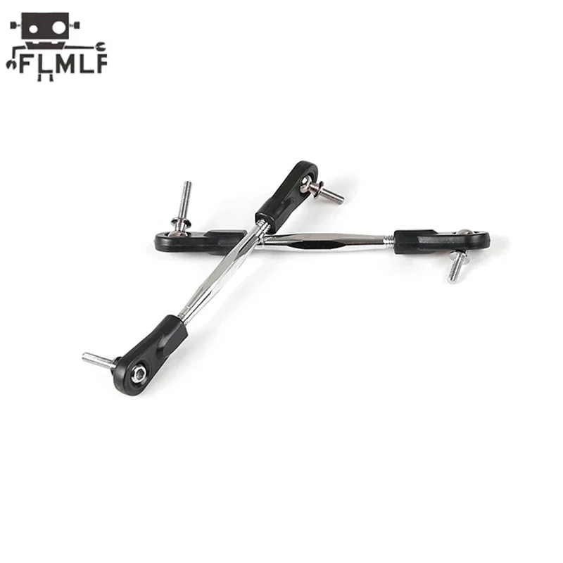 Rc รถพลาสติกพวงมาลัยดึง Rod ชุดที่มี Ball Fit 1/5 HPI ROFUN BAHA ROVAN KM MCD BAJA 5B 5 ครั้ง 5SC รถบรรทุกอะไหล่ของเล่น