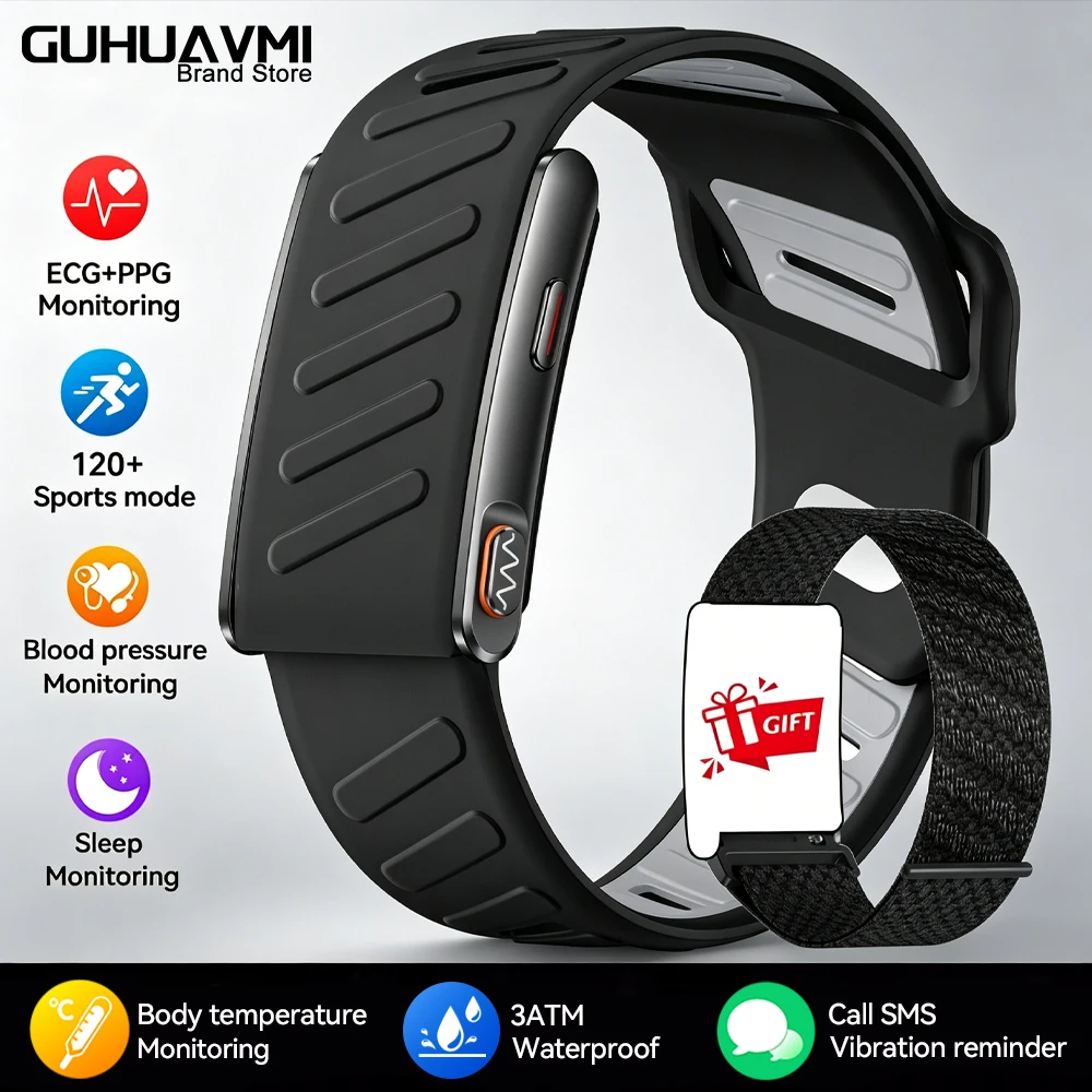 GUHUAVMI ECG+HRV Health Smart Bracelet