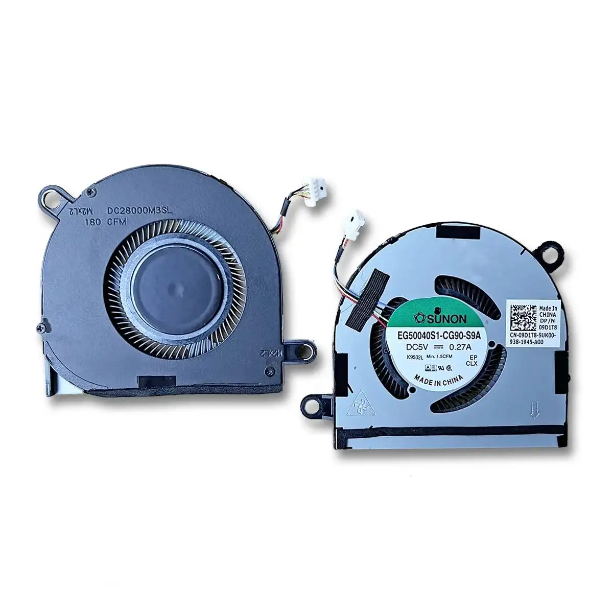 For Dell Latitude 7400 9410 2-in-1 CPU Cooling Fan New Original Laptop Cooler Radiator Heat Sink DC 5V 09D1T8 EG50040S1-CG90-S9A