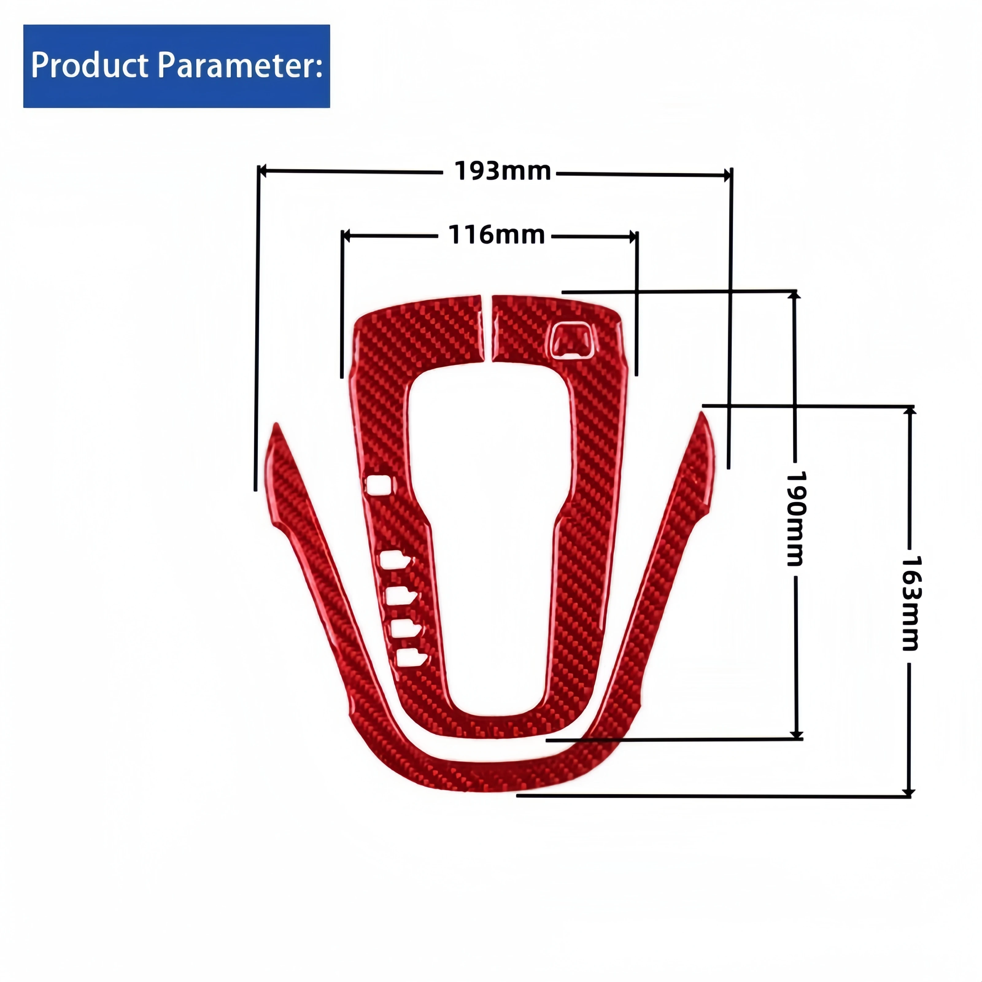 For Chevrolet Sonic 2012 2013 2014 2015 2016 Carbon Fiber Interior Auto Gear Shift Panel Cover Frame Trim Sticker Accessories