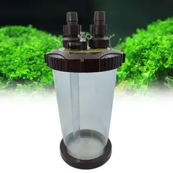 2500ml Clear Co2 Reactor Diffuser Atomizer Fish Tank Aquarium Waterplant Supplies For 12/16mm 16/22mm Pet Supplies