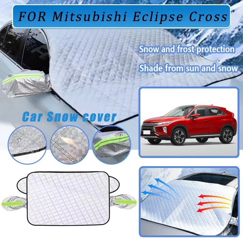 

Thickened Car Now Sunshade Windshield Cover With 5/9 Magnets UV Protection Anti Snowboard Sunlight For Mitsubishi Eclipse Cross
