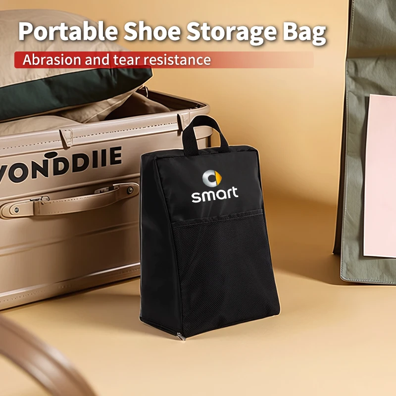 

Автомобильные кроссовки-органайзеры, дорожная сумка для обуви, чехол для хранения для Smart Fortwo 451 450 453, Forfour EQ Cabrio Crossblade ROADSTER Coupe