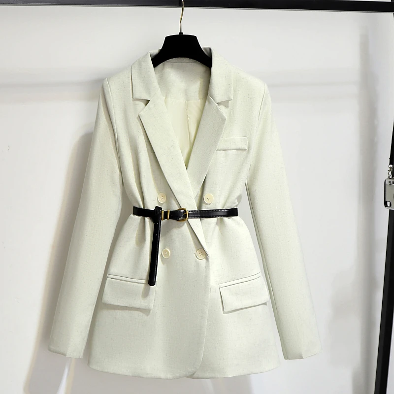 Suit Jacket  Women Coat  Autumn Dress Temperament Goddess Style High-grade Suit Top Trench