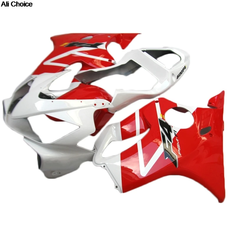 01-03 Fairings For Honda CBR600 F4i cbr 600 f4i 2001 2002 2003 New ABS Bodywork Red White fairing kit 64