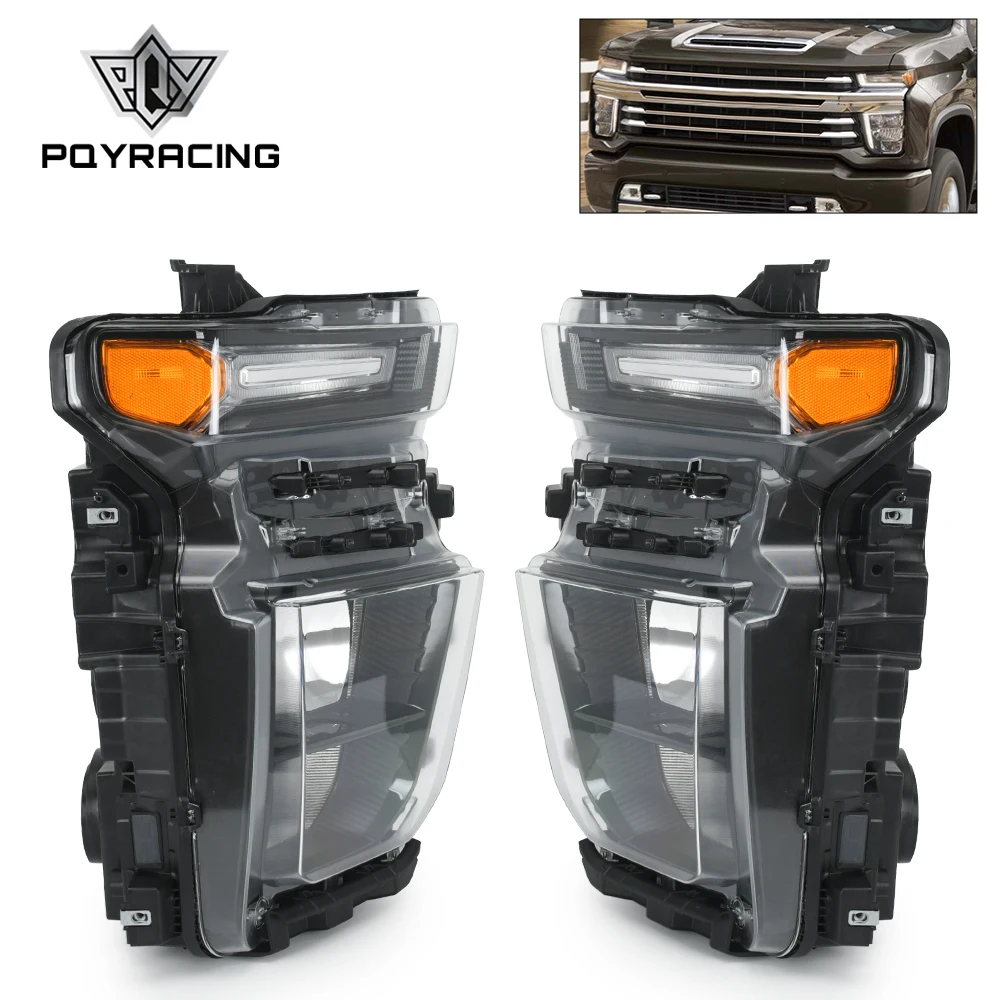 For 2020-2023 Chevy Silverado 2500HD 3500HD Left Driver / Right Passenger Halogen Headlight Headlamp 84738617 GM2503504