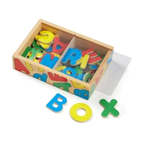 Melissa & Doug Wooden Magnet Letters