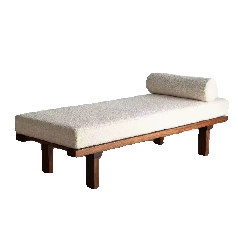 

The Retro Bench Is Surprised By The Quiet Wind Tatami Living Room. The Sofa Stool Is Creamy and Simple. Bedroom End Stool