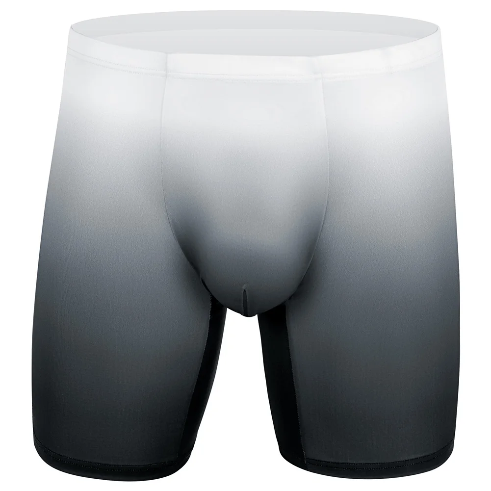 

Шорты градиентного цвета, мужские трусы-боксеры, нижнее белье, эластичные трусы со средней талией, колготки, одежда для сна, низ, трусики Hombre