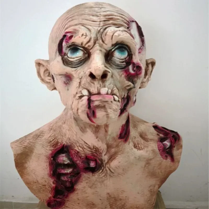 

Decaying Zombies Head Cover Latex Mask Halloween Masquerade Party Cosplay Costume Props Scary Accessories