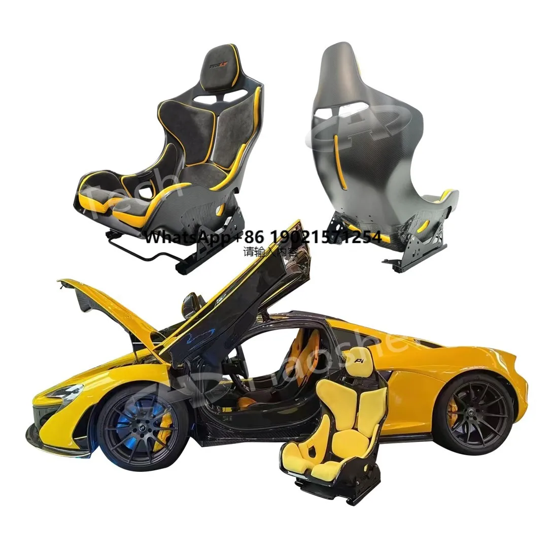 Neuankömmling Maßgeschneiderte Senna-Kohlefaser-Autositze für Mclaren 720 650 570 540 600 LT 675 LT 765 LT 570 GT