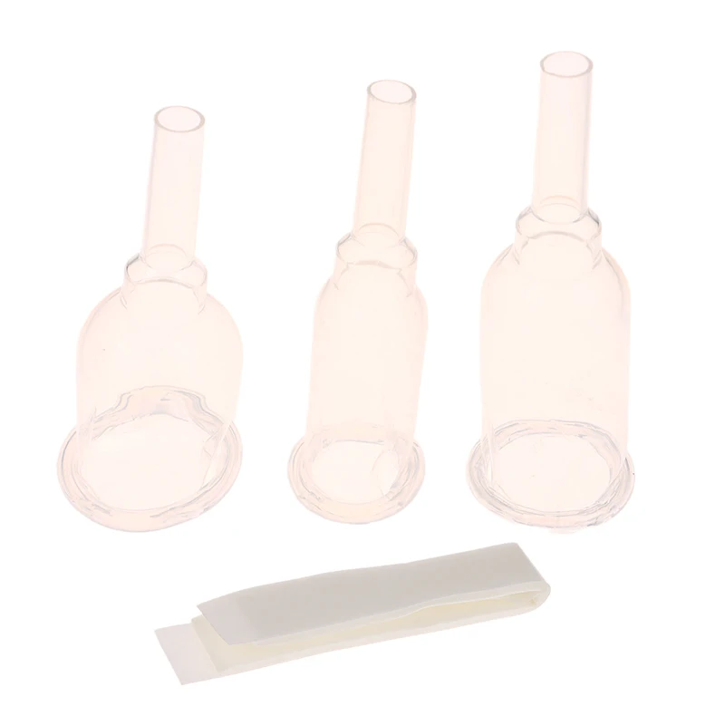 

1Pc Male External Catheter Sterilized Comfortable Medical Silicone Self Adhesive Silicone Catheter External Size S M L