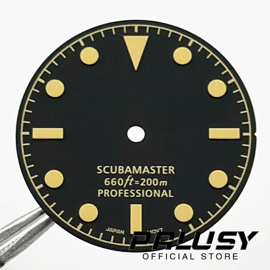 28.5mm Retro Dial Suitable For NH35/NH36 Automatic Movement Sterile Dial Watch Modification Accessories