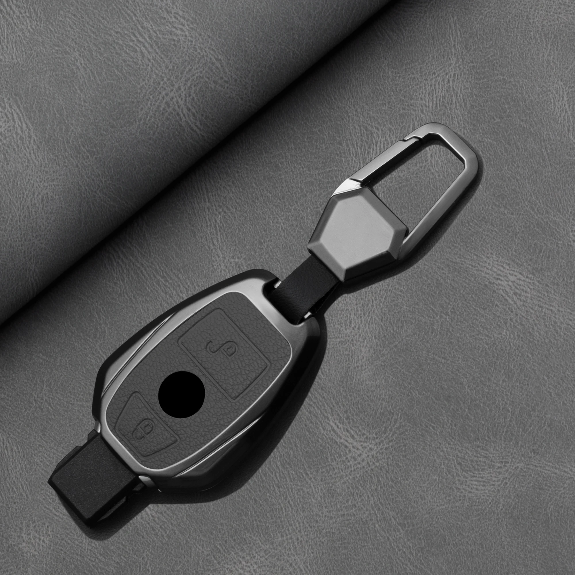 2/3 Buttons Zinc Alloy For Mercedes Benz A B G R Class GLA GLK W176 W204 W251 W463 Car Remote Key Case Cover Fob Accessories