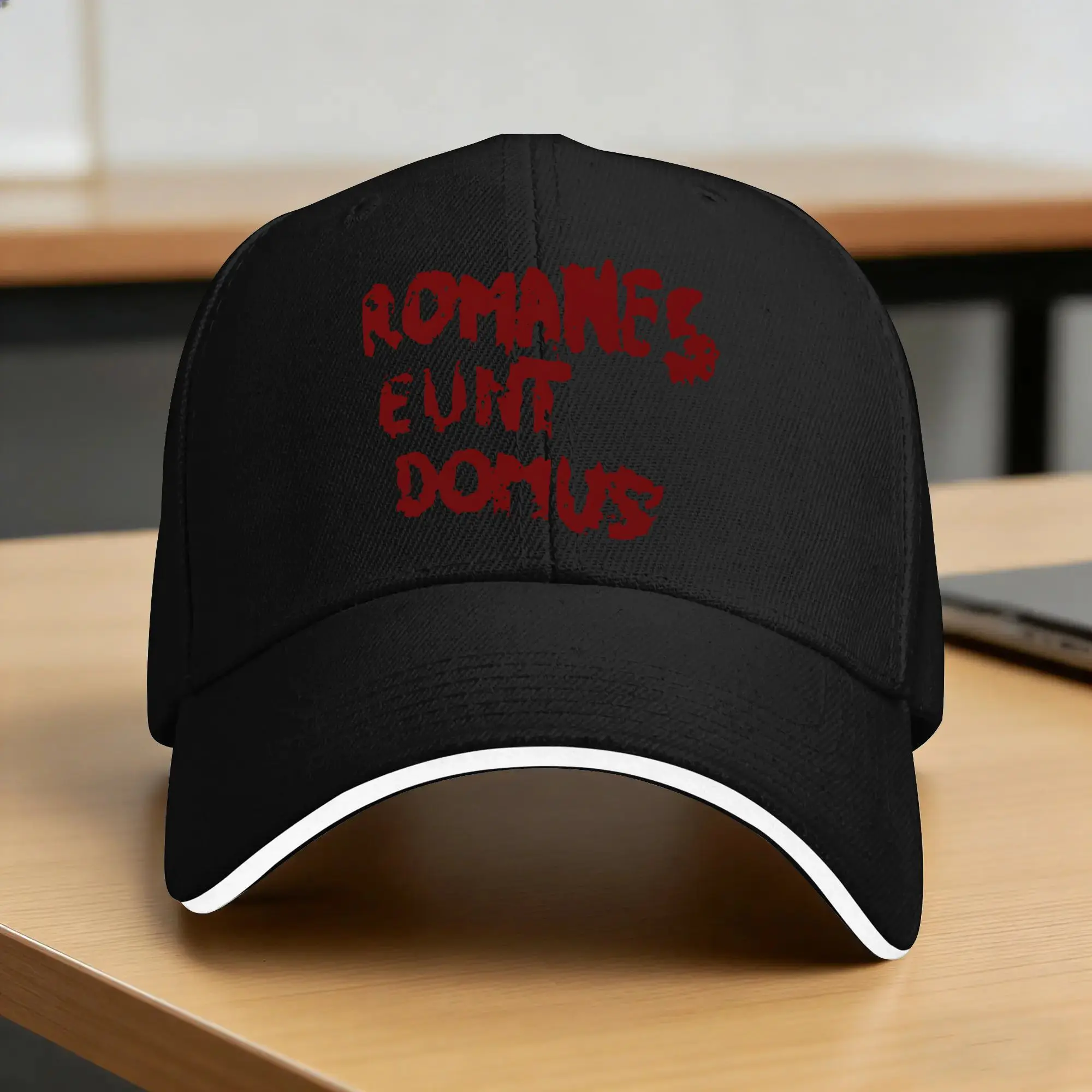 Romanes Eunt Domus Baseball Cap  Women Men Custom Logo Hip Hop Hats Summer y2k Cute Outdoor Sports Sun-Proof Snapback Cap